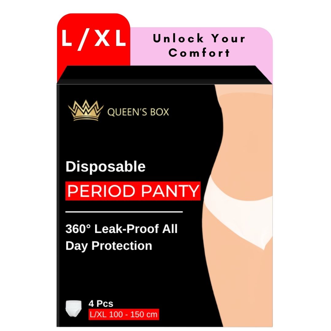Period Panties| L-XL | Pack of 4 | 360° Protection |